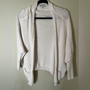 Open front chunky cardigan